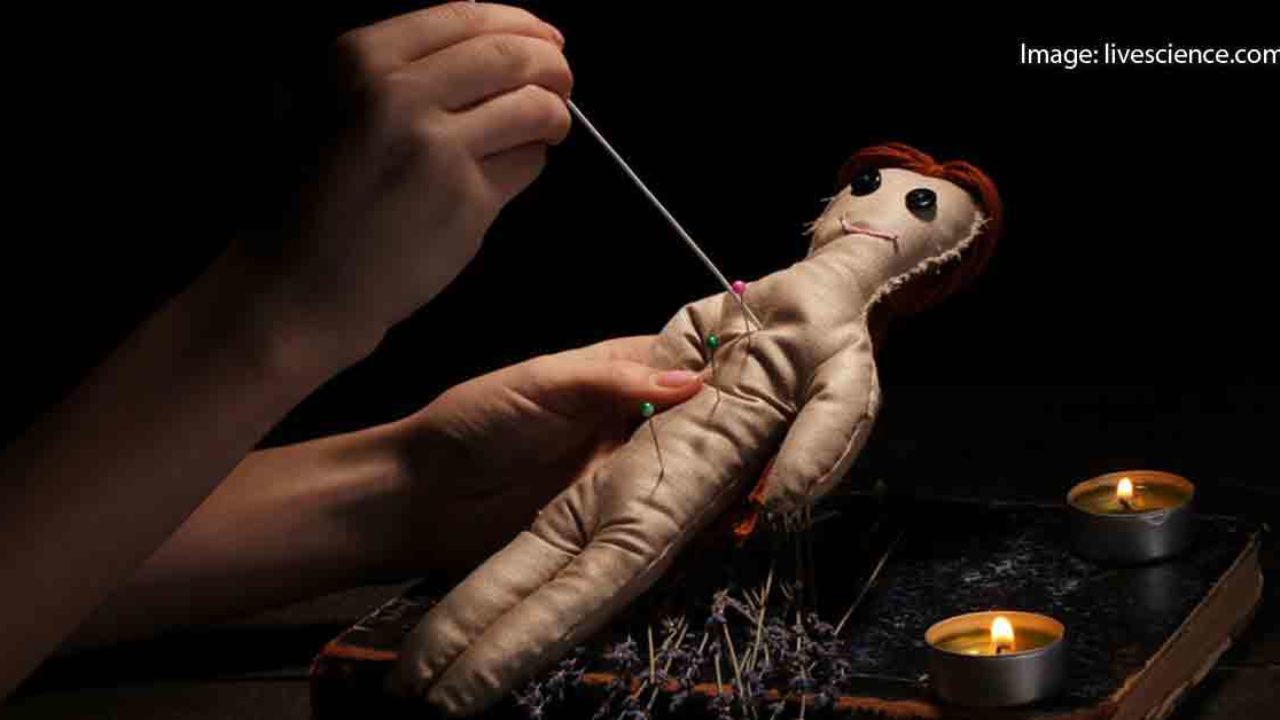 clay voodoo doll