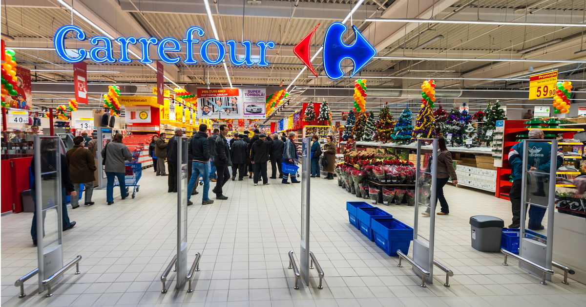 Carrefour's Fortnite world depicts the ecological supermarket of