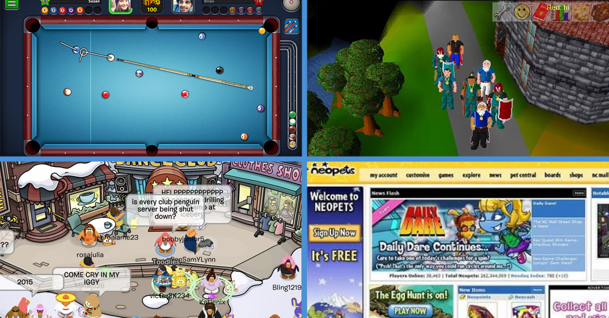 Old browser games you used to play when the internet was young