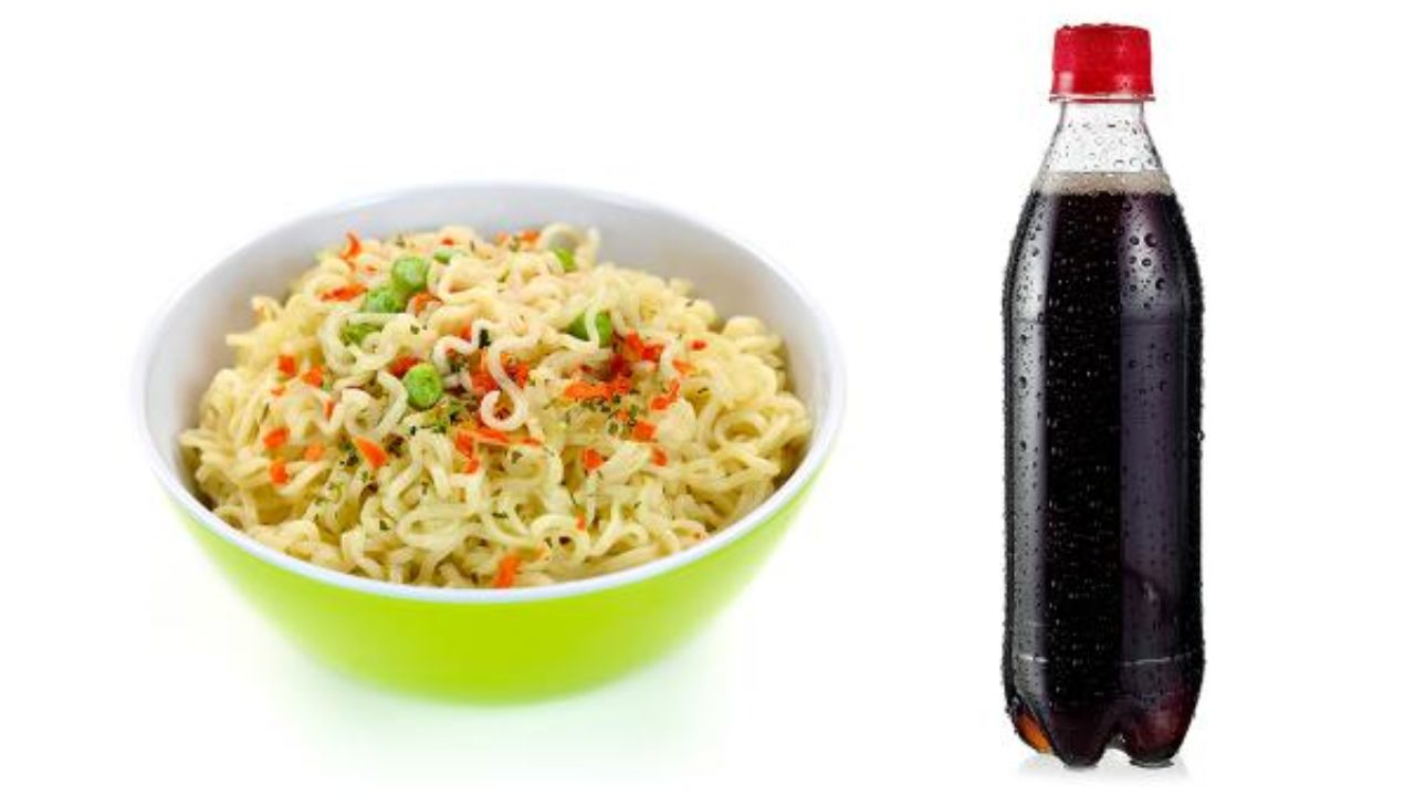 Instant noodles + soft drink might make your stomach explode. Seriously - Goody Feed