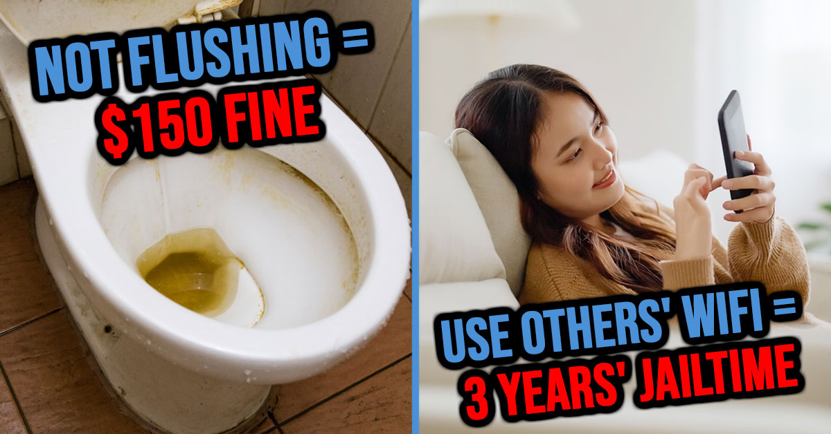 10 Laws in S’pore That Many S’poreans Might Have Broken Unknowingly