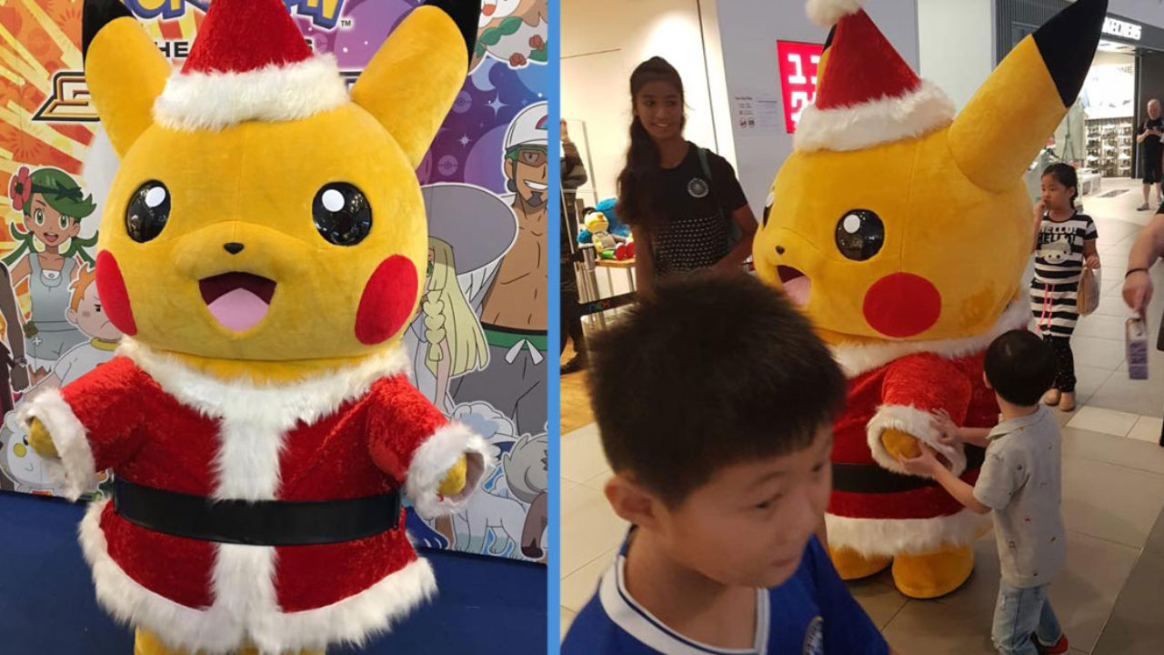 santa claus pikachu