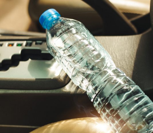 Leaving a Water Bottle in a Car Under the Sun Could Cause a Fire