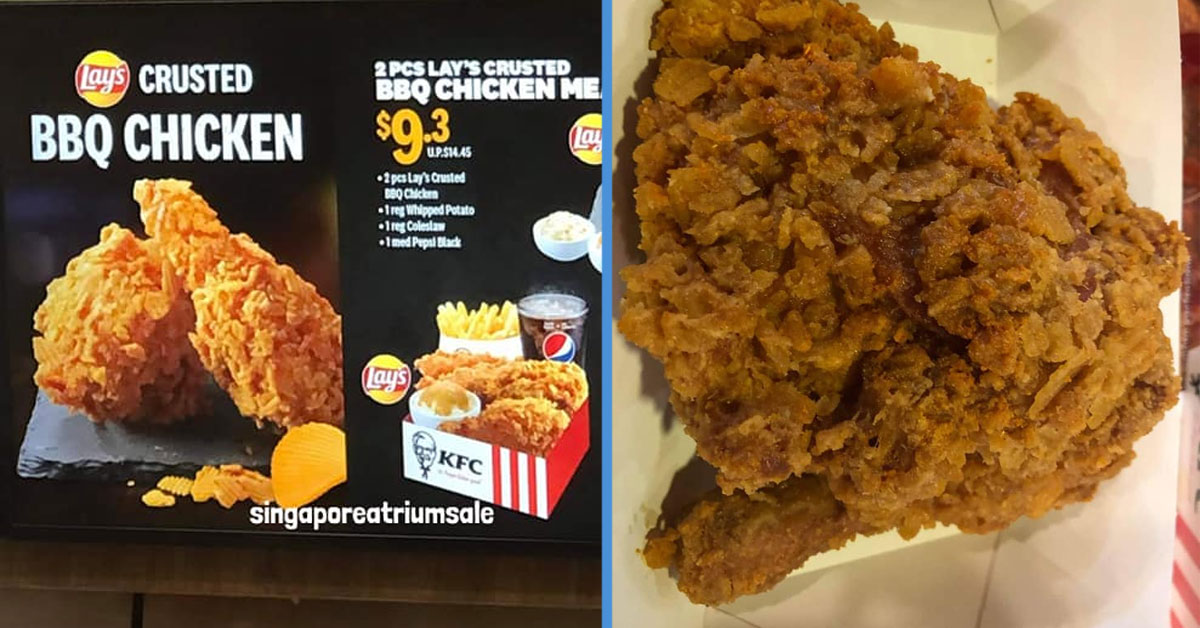 Lay’s Crusted Bbq Chicken Allegedly Spotted In At Least 2 Kfc Outlets 