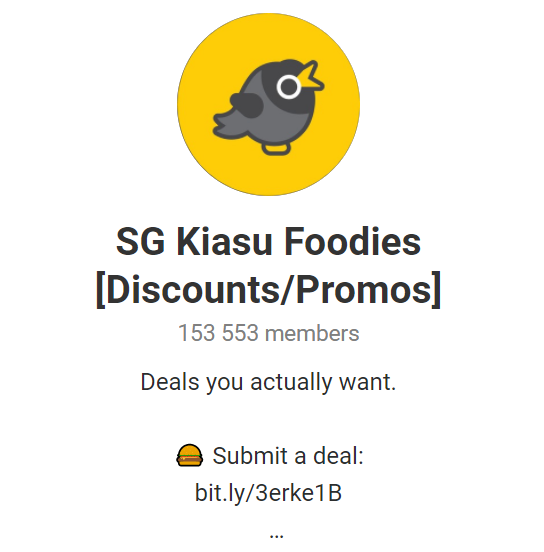 11 Telegram Channels About Deals in S’pore You Need to Join if You’re a Kiasu S’porean - 1