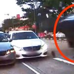 Car Flew in the Air on Upper Bukit Timah After Being Sideswiped When Another Car Changes Lane
