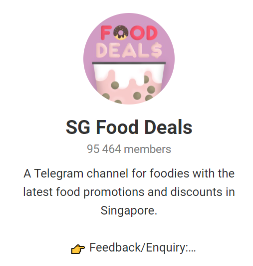 11 Telegram Channels About Deals in S’pore You Need to Join if You’re a Kiasu S’porean - 3