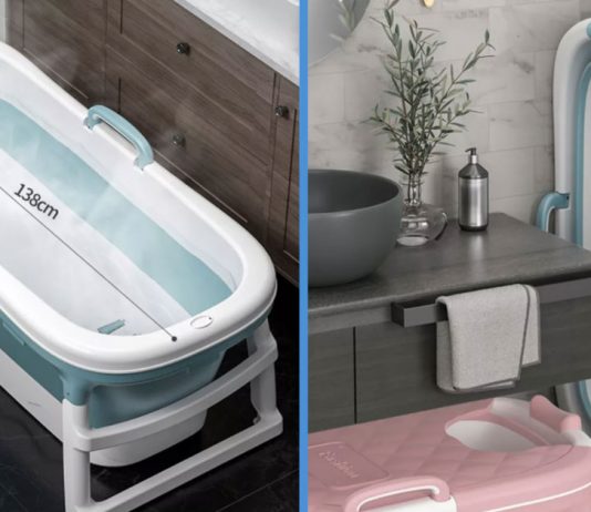 There’s a Portable Bathtub for Small HDB Toilets for Less Than $200
