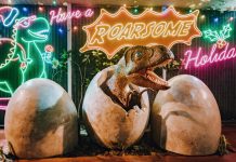 Jurassic Mile Now Looks Even More IG-Worthy With Neon Signs & Festive Lights