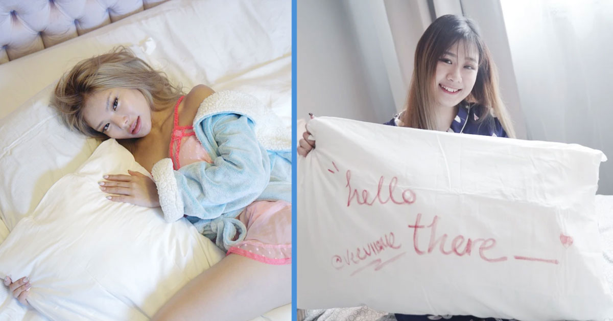 S'pore Influencers Are Now Selling Their Used Pillows for Up to 200
