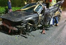 3 People Taken to Hospital in Viral Clip of BMW Flipping Over on ECP