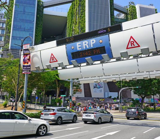 ERP Charges to Increase by $1 at 10 Gantries
