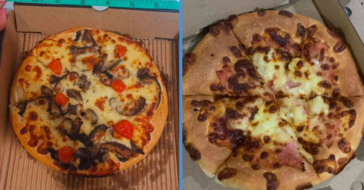 Pizza Hut Refunds Customer After Sending a Pizza with Super Oversized Crust Goody Feed
