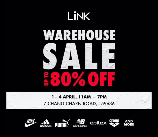 Don’t Say Bojio: LiNK’s Warehouse Sale Offers Up to 80% Off On Branded Sports Apparel From 1–4 Apr