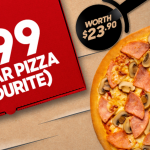 Don’t Say Bojio: S$0.99 Pizza From Pizza Hut With Min S$15 Spending (Until 25 Mar)