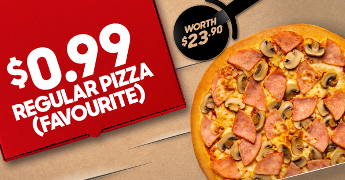 Don't Say Bojio: S$0.99 Pizza From Pizza Hut With Min S$15 Spending ...