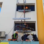 SCDF Conducts High-Risk Operation to Save Woman Lying on Ledge of AMK HDB Flat