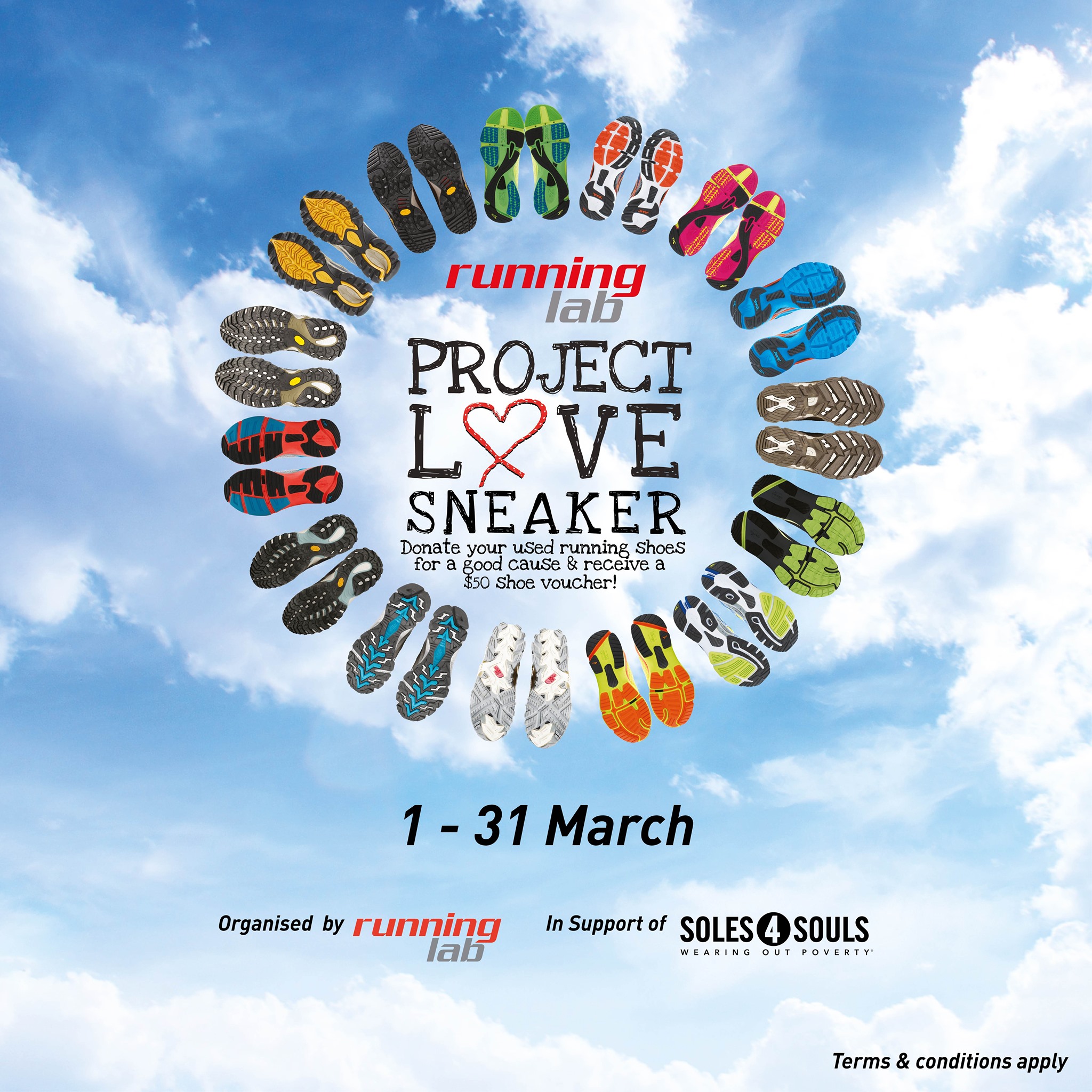 Don't Say Bojio Donate Unwanted Running Shoes To Running Lab & Get S