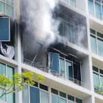 20 People Evacuated from Sengkang Condo Due to Fire That Caused Window Panes to Shatter