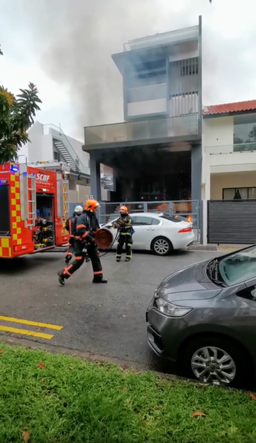 Amazing Man Arrested For Mischief After Fire At Kovan Condo Unit Scene Illustration Amazing Man Arrested For Mischief After Fire At Kovan Condo Unit Scene Illustration