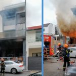 Fire Breaks Out at Private Housing Estate at Kovan; Family of 4 Flees Home
