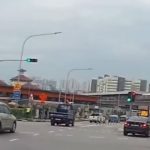 Black BMW with ‘P’ Plate Tried to Go Against Traffic in The Opposite Junction; No one was Hurt