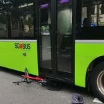Bus in Yishun Ran into 11YO Cyclist; Bicycle Got Stuck Under the Bus