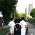 Parent Speeds Off After Dropping Off Kids; Car Boot Left Open with Their School Bags Still in the Boot