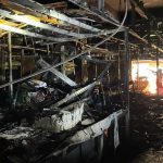 Fire Broke Out in Canberra Road Wet Market This Morning When It Was Empty