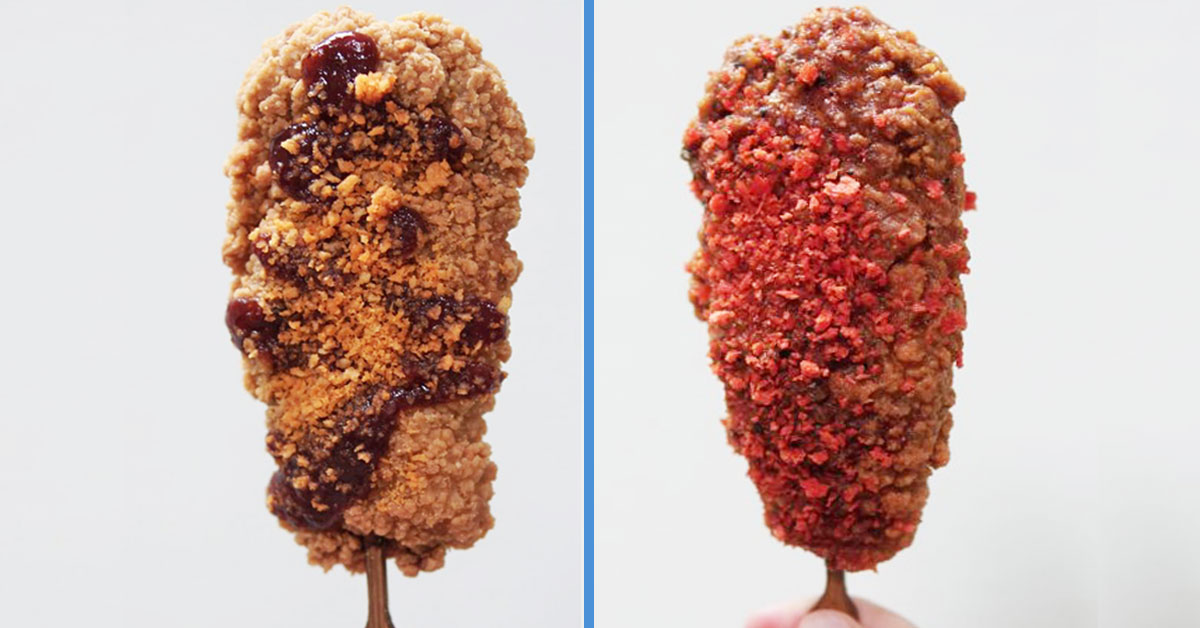 Meat Popsicle KFC Fried Chicken Popsicles Review: An Unexpected Delight - Goody Feed