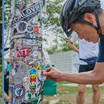 We Now Know How Some Stickers Were Pasted So High in Tuas Lamp Post 1