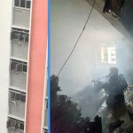 Fire Breaks Out in AMK HDB Flat; 7 People Taken to Hospital & 130 Residents Evacuated
