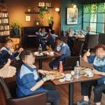 Chee Soon Juan Treats Cleaners a Meal in his New Café Before It Opens Today (25 June)