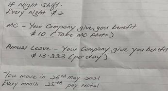Jurong Landlord Who Charges Tenant for MCs & Leave Days Responds to the Allegations