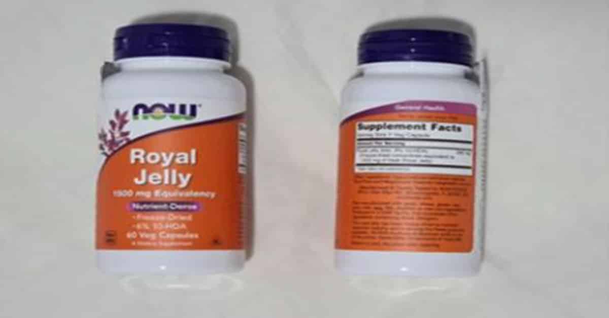 SFA Recalling Now Foods Royal Jelly Capsules As They Contained Banned