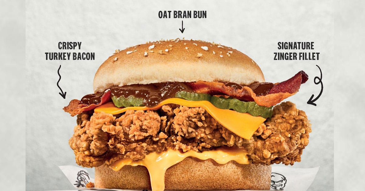 KFC Coming Out With New BBQ Cheese Zinger from 23 Aug Goody Feed