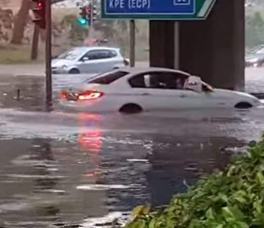 This Morning’s Flood Was So Bad, SCDF Had to Evacuate People From 4 Vehicles; 25 Others Self-Evacuated