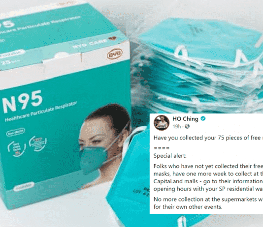 Collection of Free Masks Extended for 1 More Week in 15 Shopping Malls