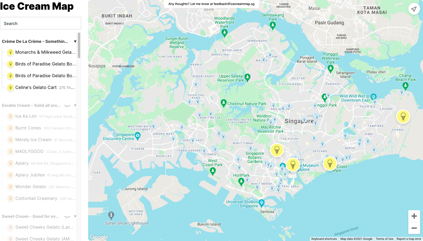 PM Lee’s Son Created Website With All Ice-Cream Places in Spore ...