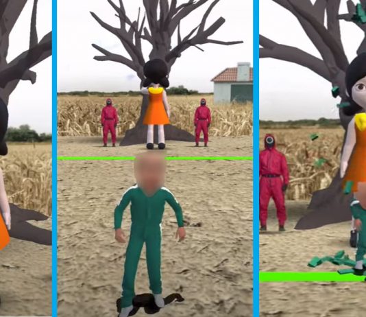 Squid Game Themed Instagram Filter Allows You to Play Red Light, Green Light by Yourself