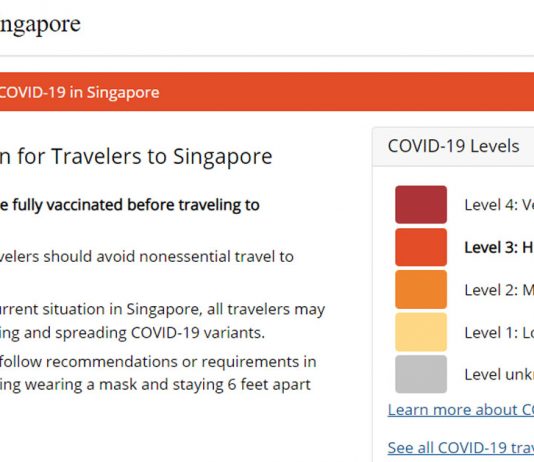 US Finally Changes Travel Threat Level of S’pore from ‘Unknown’ to ‘High’