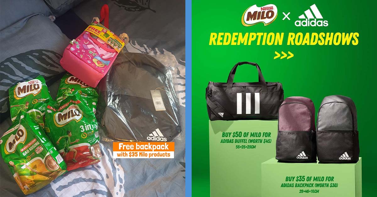 Milo Giving Free Adidas Bags for Various Roadshows in Several ...