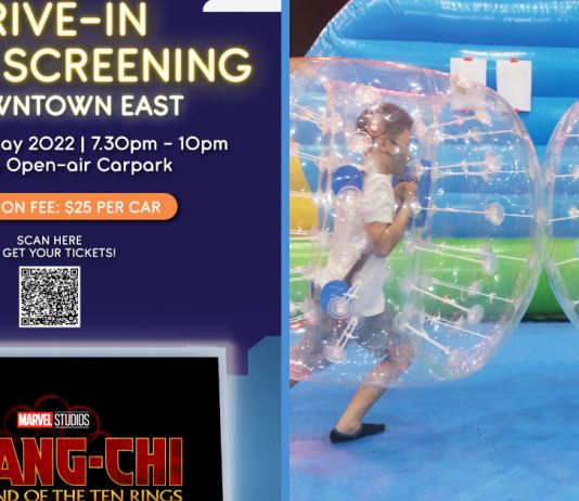 Drive-In Movie Screening Resuming on 28 May at Pasir Ris Car Park with 2 Burgers & Drinks at $25 Per Car