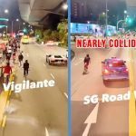 Over 40 Cyclists Cut In Front of Bus at Telok Blangah Road & Hogged an Entire Lane