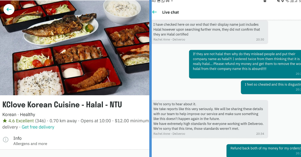 Food Stall in NTU Allegedly Had ‘Halal’ in Its Name But It’s Not Halal-Certified