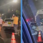 2 People Sent to Hospital After Accident of a Car Atop Another at PIE