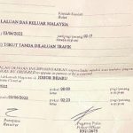 Man Reportedly Fined RM500 for Driving a Car Through a Lane for Buses at JB Checkpoint