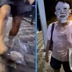 Woman With Facial Mask Suddenly Harassed Livestreaming Couple & Kicked Their Food at Buona Vista