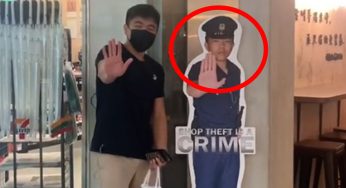Friends Printed Police Standee of Birthday Boy & Displayed It in NEX