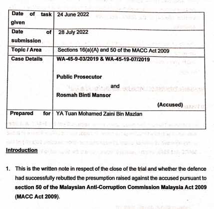 Alleged Verdict of Rosmah’s Trial, Which Should Only Be Out on 1 Sept